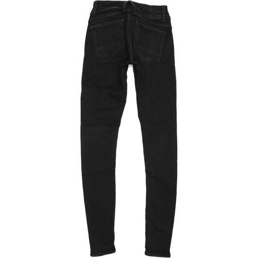 G-Star Lynn Women Black Skinny Slim Stretch Jeans W25 L30