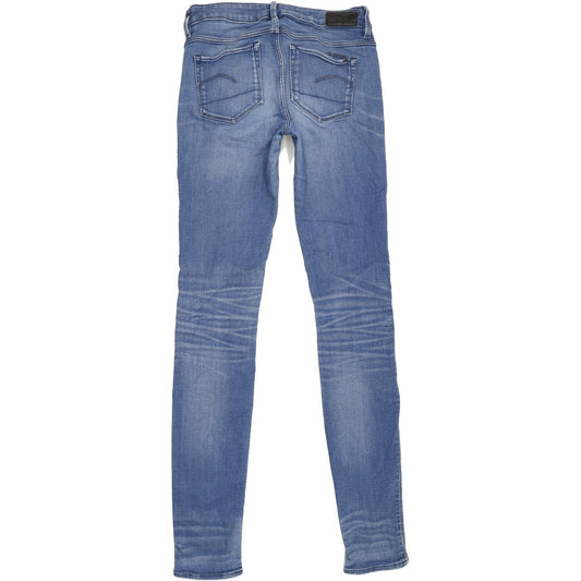 G-Star 3301 Contour Women Blue Skinny Slim Stretch Jeans W27 L34
