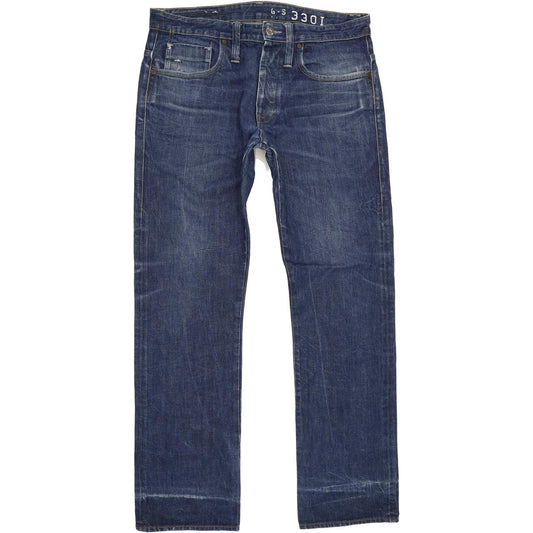 G-Star Victor Men Blue Straight Regular Jeans W36 L33