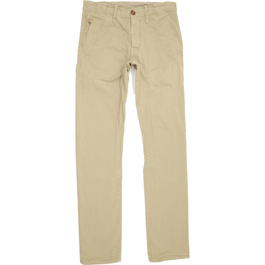 G-Star CL Bronson Men Beige Straight Slim Chino Stretch Jeans W30 L32