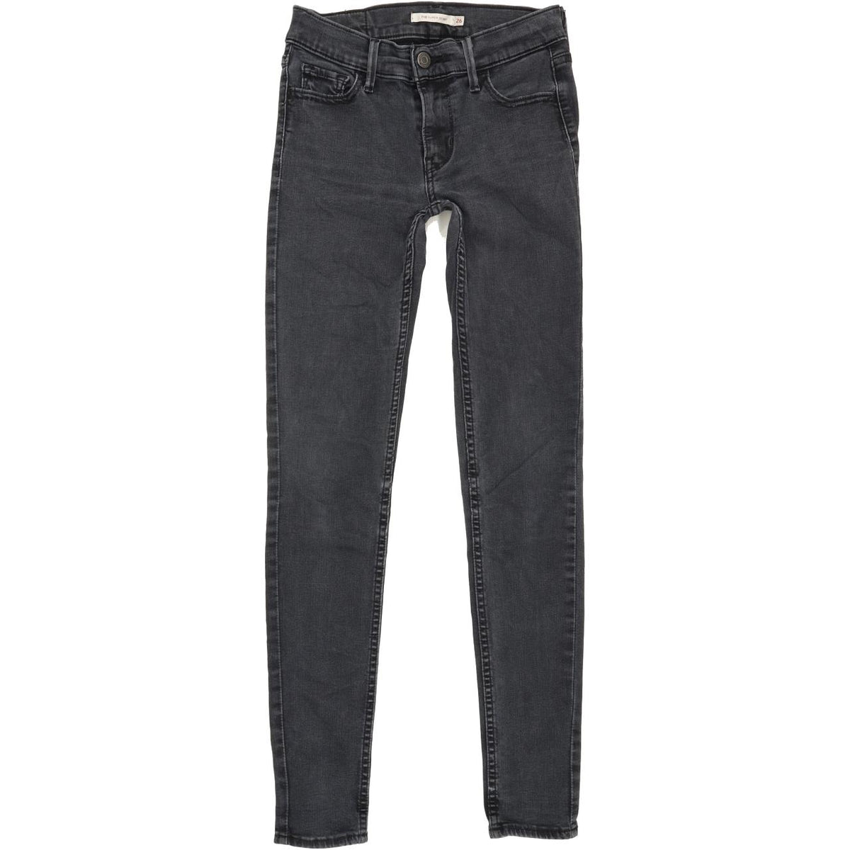 Levi's 710 Women Charcoal Skinny Extra-Slim Stretch Jeans W26 L29