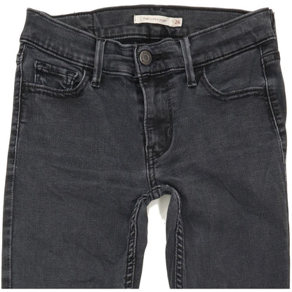 Levi's 710 Women Charcoal Skinny Extra-Slim Stretch Jeans W26 L29