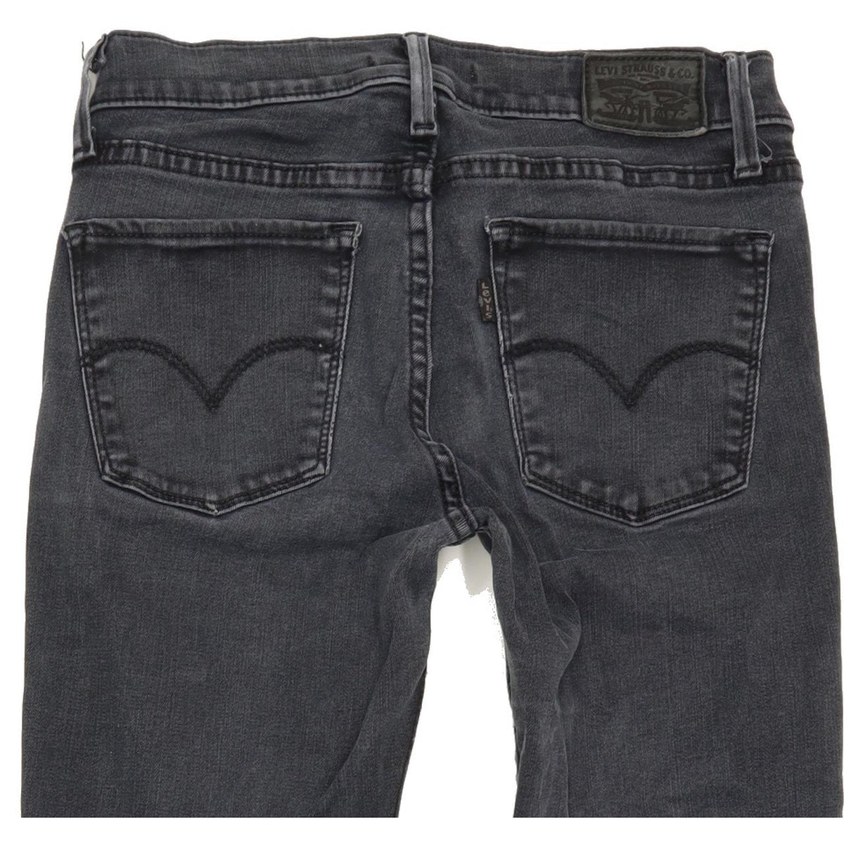 Levi's 710 Women Charcoal Skinny Extra-Slim Stretch Jeans W26 L29