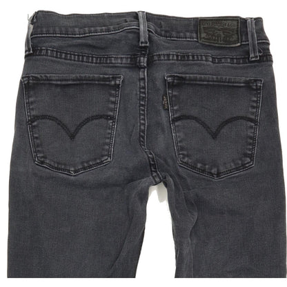 Levi's 710 Women Charcoal Skinny Extra-Slim Stretch Jeans W26 L29