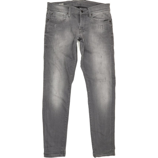 G-Star Revend Men Grey Skinny Extra-Slim Stretch Jeans W31 L31