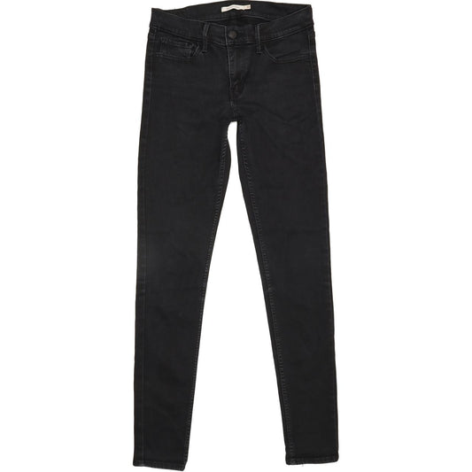 Levi's 710 Men Black Skinny Slim Stretch Jeans W30 L31