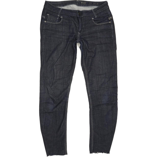 G-Star 3301 Women Blue Tapered Slim Jeans W29 L27