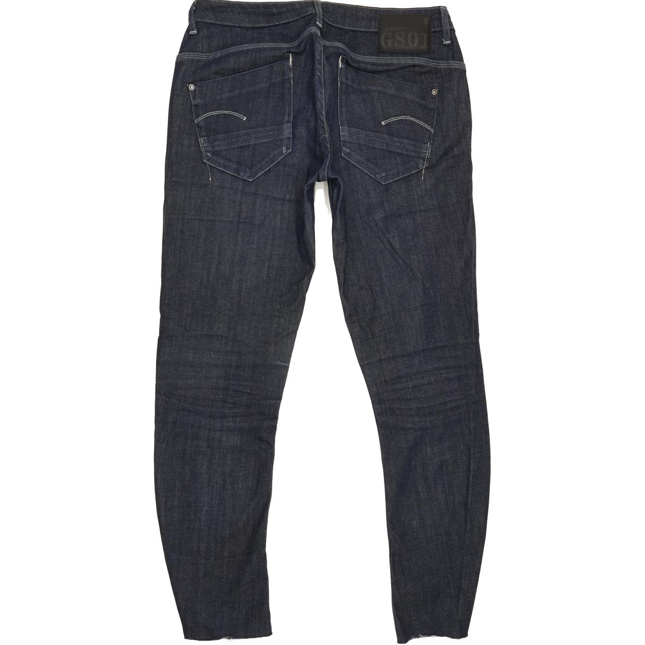 G-Star 3301 Women Blue Tapered Slim Jeans W29 L27