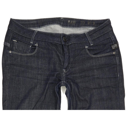 G-Star 3301 Women Blue Tapered Slim Jeans W29 L27
