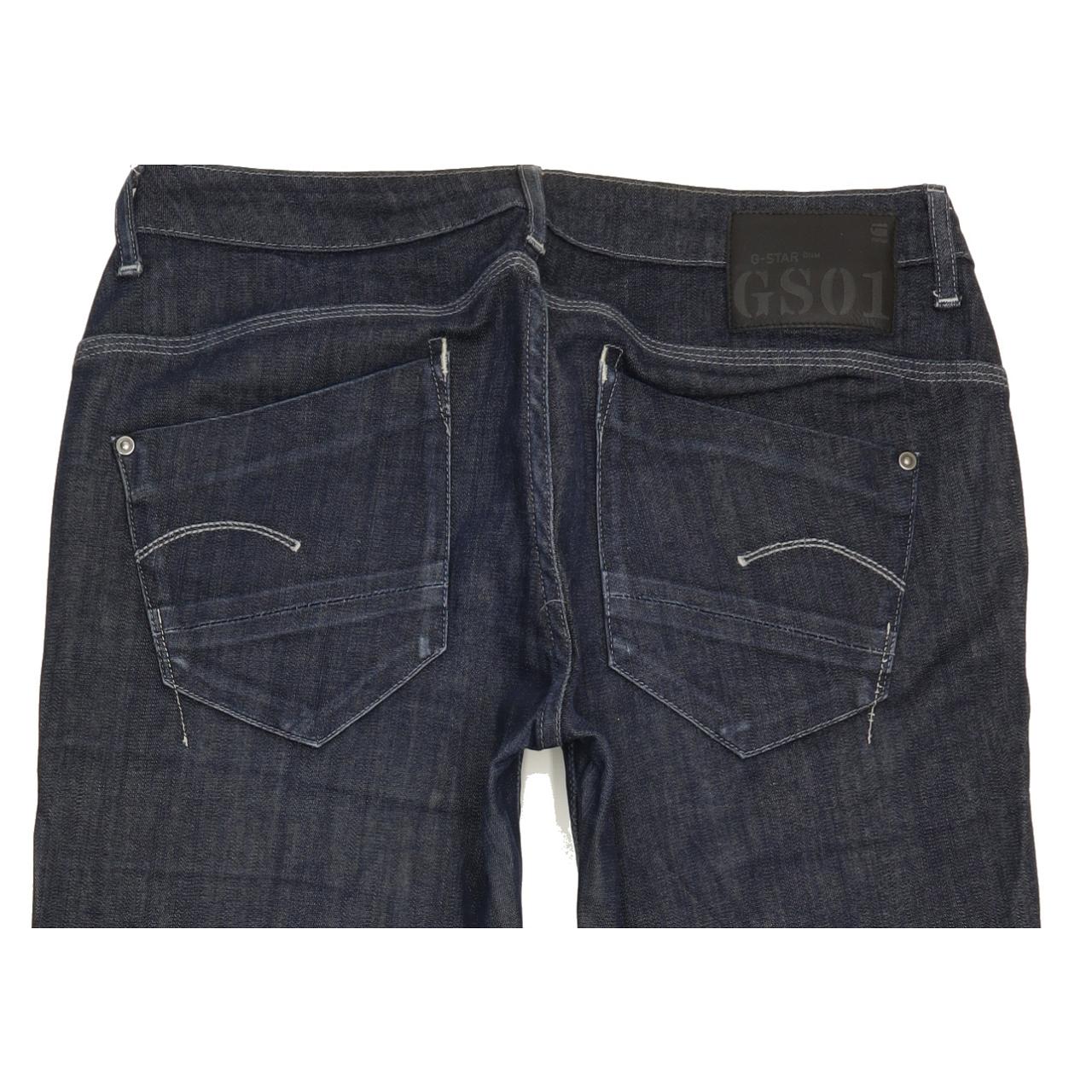 G-Star 3301 Women Blue Tapered Slim Jeans W29 L27