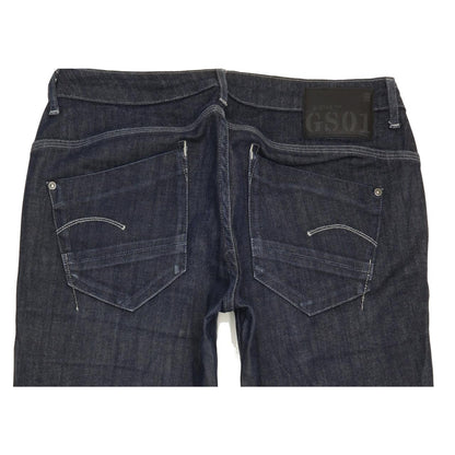 G-Star 3301 Women Blue Tapered Slim Jeans W29 L27