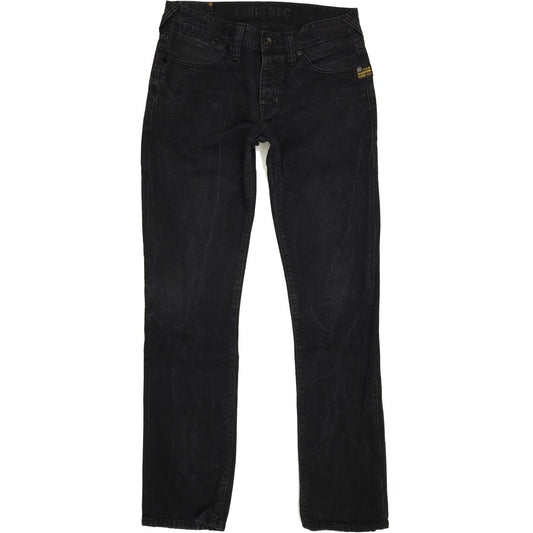 G-Star Core Sec Men Black Straight Slim Jeans W32 L32