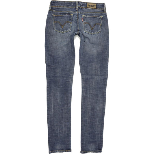 Levi's 571 Women Blue Straight Regular Stretch Jeans W29 L33