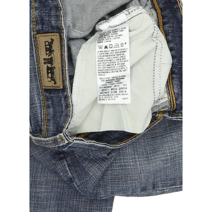 Levi's 571 Women Blue Straight Regular Stretch Jeans W29 L33