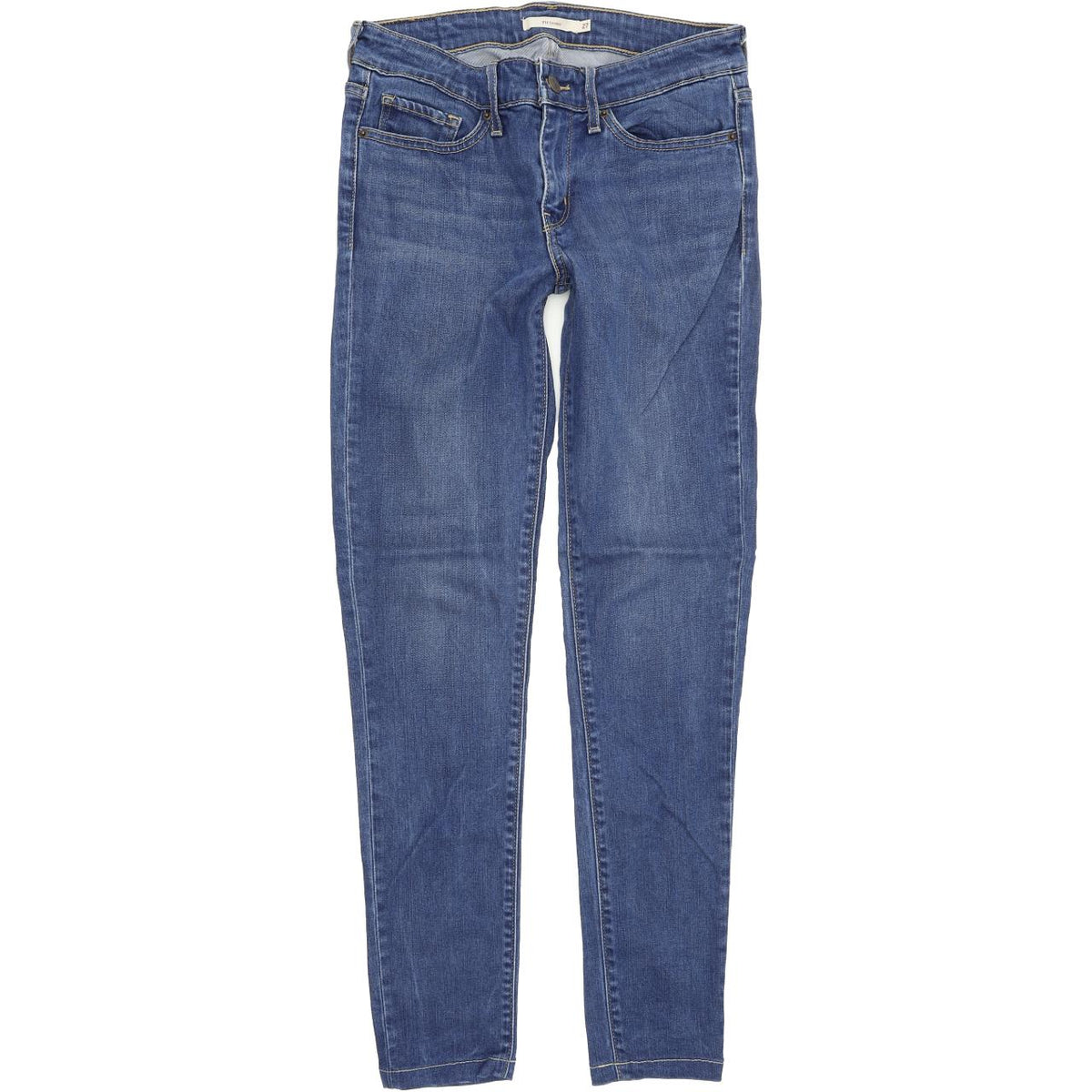 Levi's 711 Women Blue Skinny Slim Stretch Jeans W27 L30