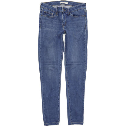 Levi's 711 Women Blue Skinny Slim Stretch Jeans W27 L30