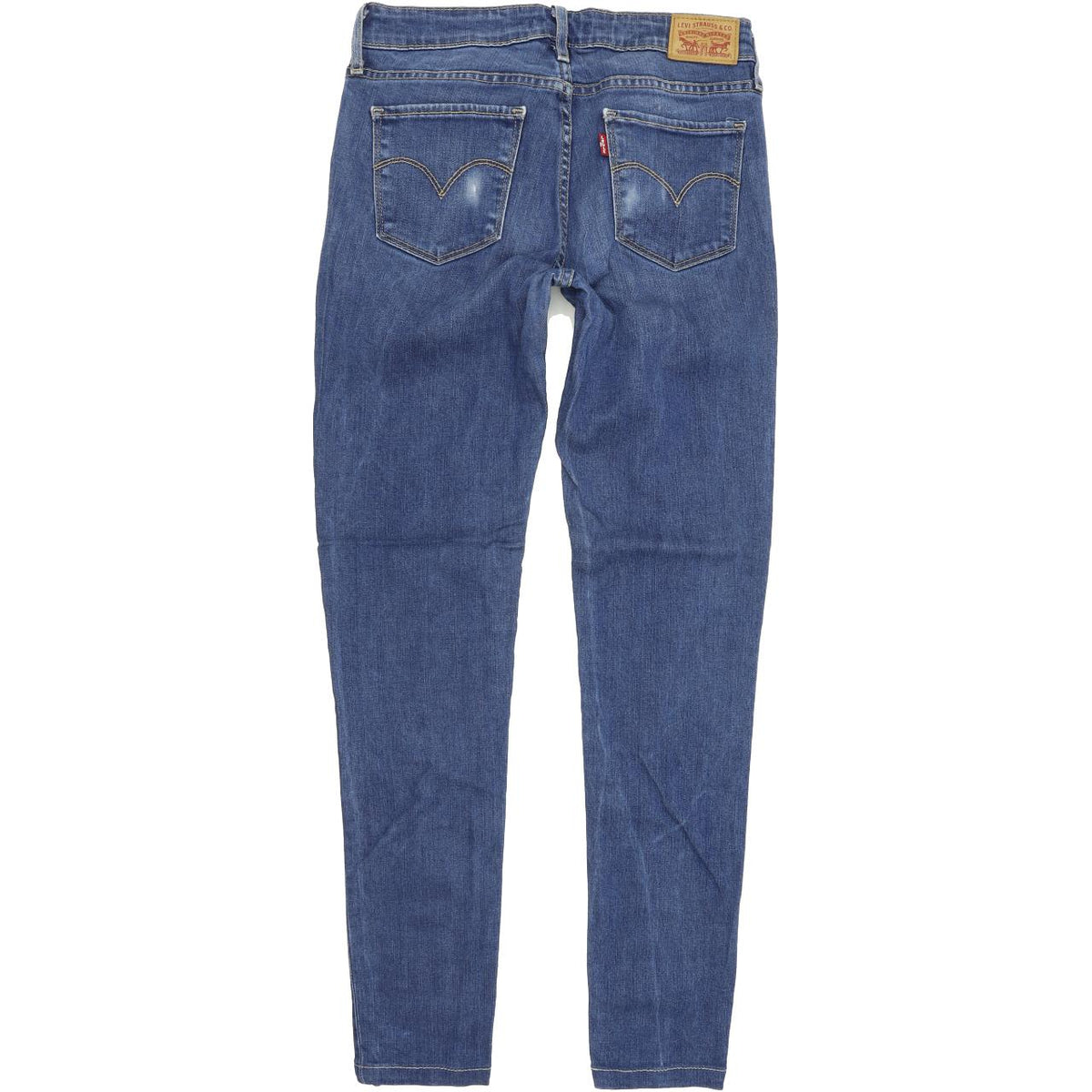 Levi's 711 Women Blue Skinny Slim Stretch Jeans W27 L30