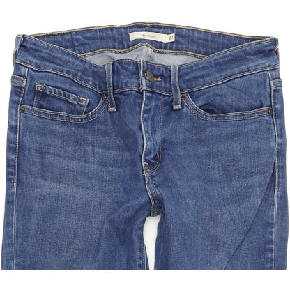 Levi's 711 Women Blue Skinny Slim Stretch Jeans W27 L30