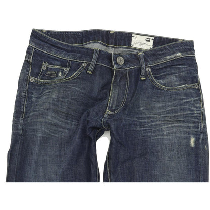 G-Star 3301 Women Blue Straight Regular Jeans W26 L34