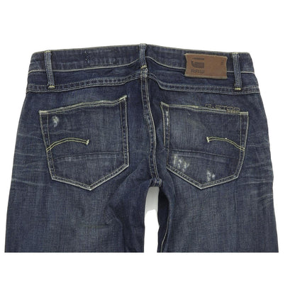 G-Star 3301 Women Blue Straight Regular Jeans W26 L34