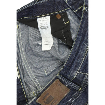 G-Star 3301 Women Blue Straight Regular Jeans W26 L34