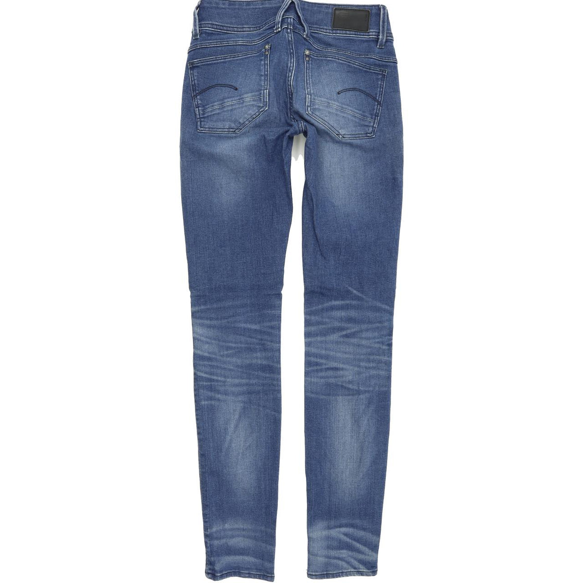 G-Star Lynn Mid Women Blue Skinny Slim Stretch Jeans W24 L30