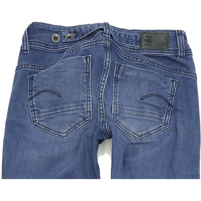 G-Star Midge Saddlr Women Blue Straight Regular Stretch Jeans W29 L34