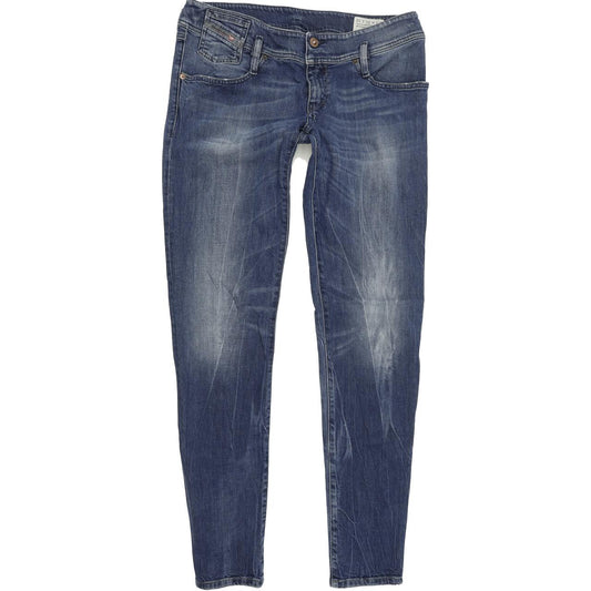 Diesel Matic 0883A Women Blue Tapered Slim Stretch Jeans W30 L32