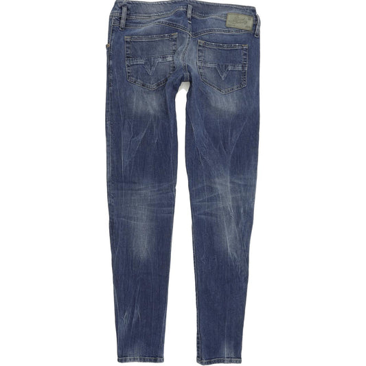 Diesel Matic 0883A Women Blue Tapered Slim Stretch Jeans W30 L32