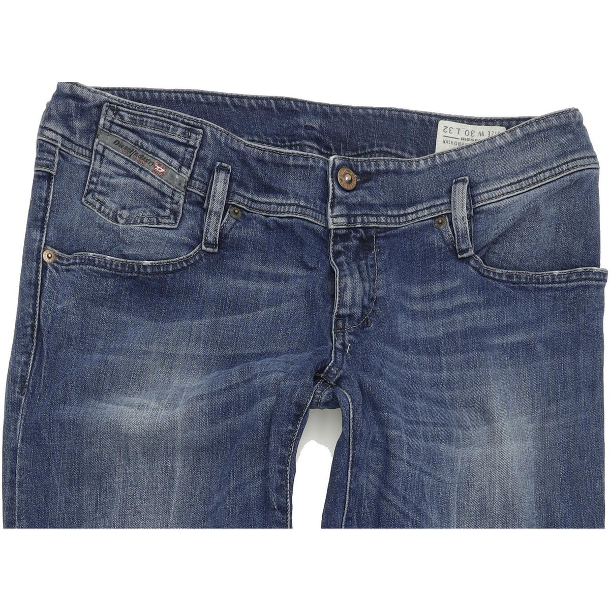 Diesel Matic 0883A Women Blue Tapered Slim Stretch Jeans W30 L32