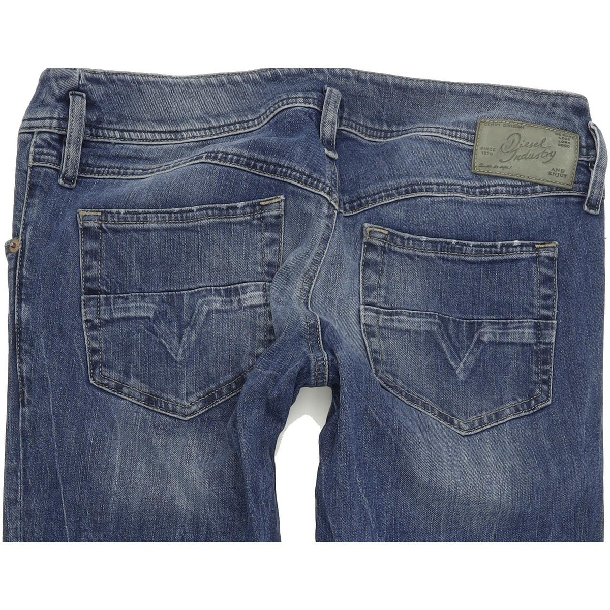 Diesel Matic 0883A Women Blue Tapered Slim Stretch Jeans W30 L32