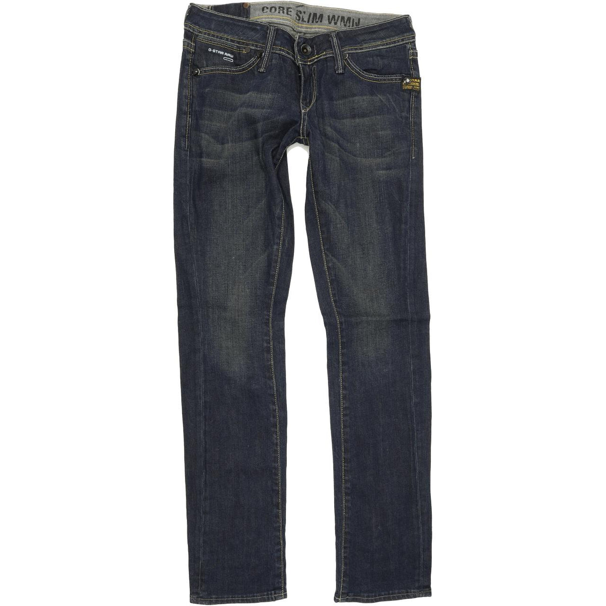 G-Star Core Women Blue Skinny Slim Stretch Jeans W28 L31