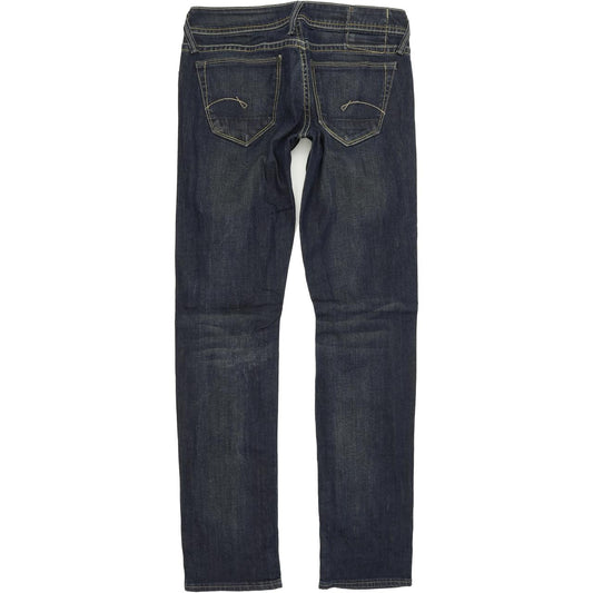 G-Star Core Women Blue Skinny Slim Stretch Jeans W28 L31