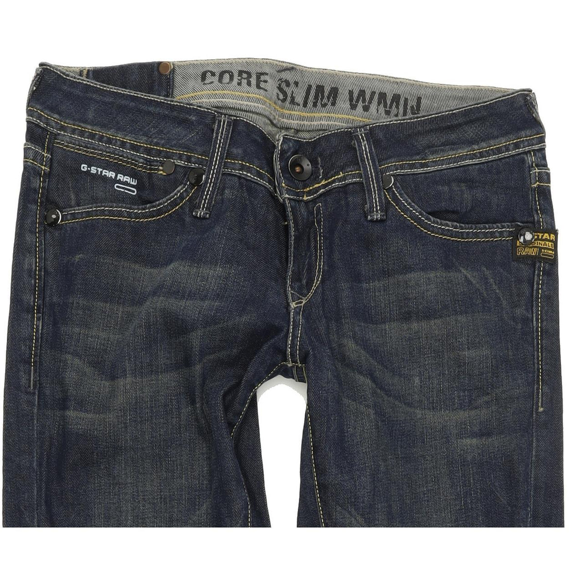G-Star Core Women Blue Skinny Slim Stretch Jeans W28 L31