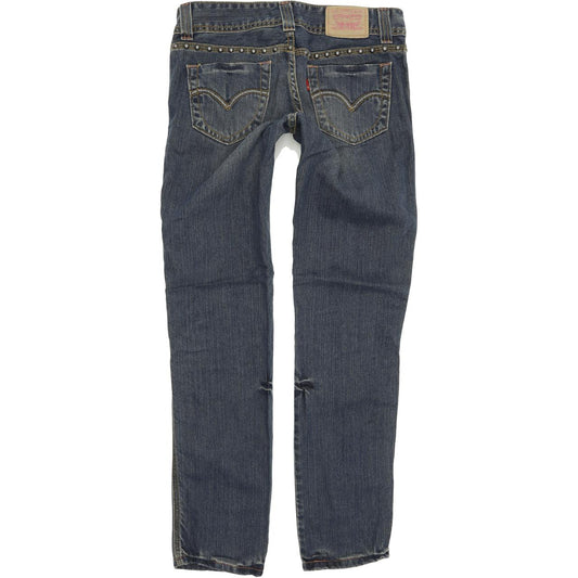 Levi's Limited Edition Women Blue Straight Slim Jeans W28 L31