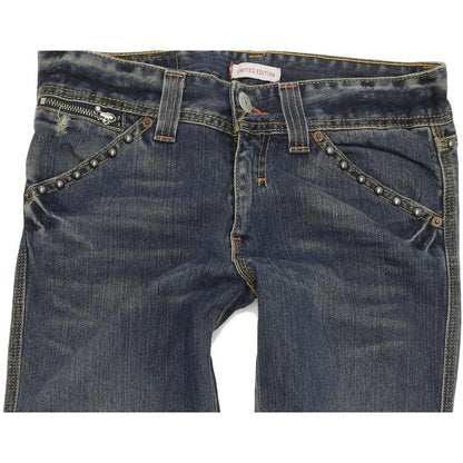 Levi's Limited Edition Women Blue Straight Slim Jeans W28 L31