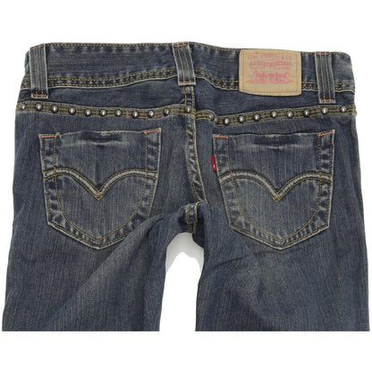 Levi's Limited Edition Women Blue Straight Slim Jeans W28 L31