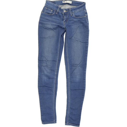 Levi's Women Blue Skinny Slim Stretch Jeans W24 L30