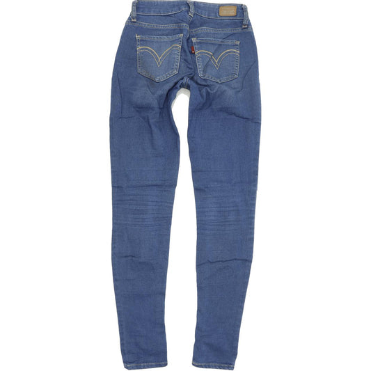 Levi's Women Blue Skinny Slim Stretch Jeans W24 L30
