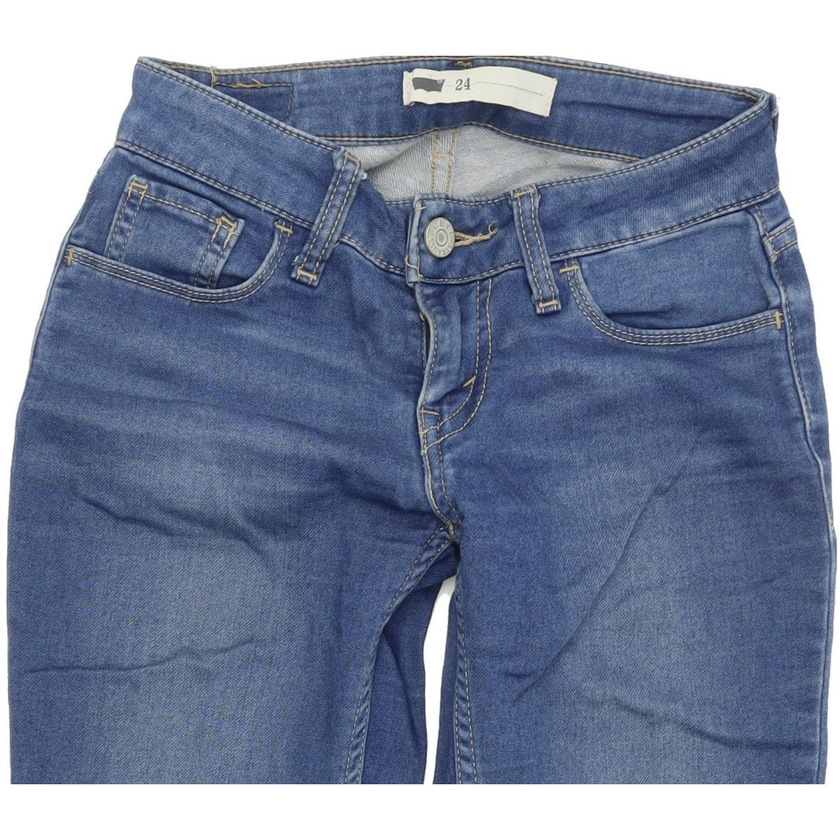 Levi's Women Blue Skinny Slim Stretch Jeans W24 L30
