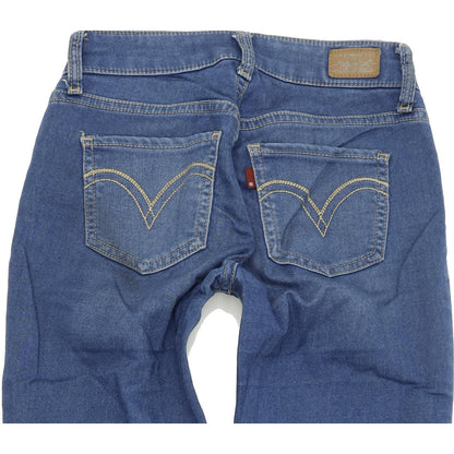Levi's Women Blue Skinny Slim Stretch Jeans W24 L30