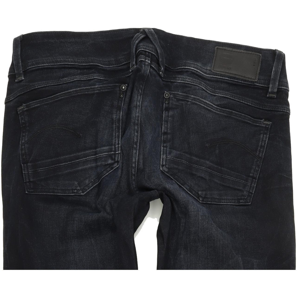 G-Star Lynn Mid Women Blue Skinny Slim Stretch Jeans W29 L31