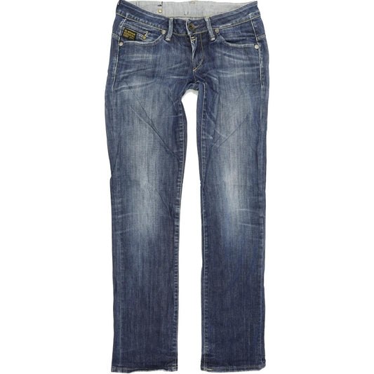 G-Star Midge Women Blue Straight Regular Stretch Jeans W29 L33