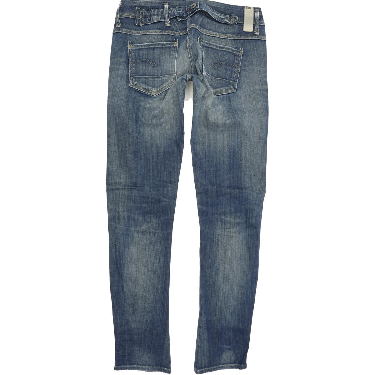 G-Star Cube Women Blue Skinny Slim Stretch Jeans W29 L31