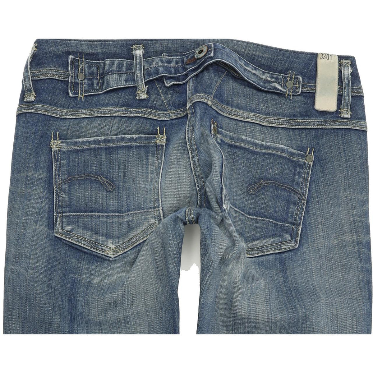 G-Star Cube Women Blue Skinny Slim Stretch Jeans W29 L31