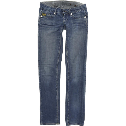 G-Star Midge Women Blue Straight Regular Stretch Jeans W26 L34