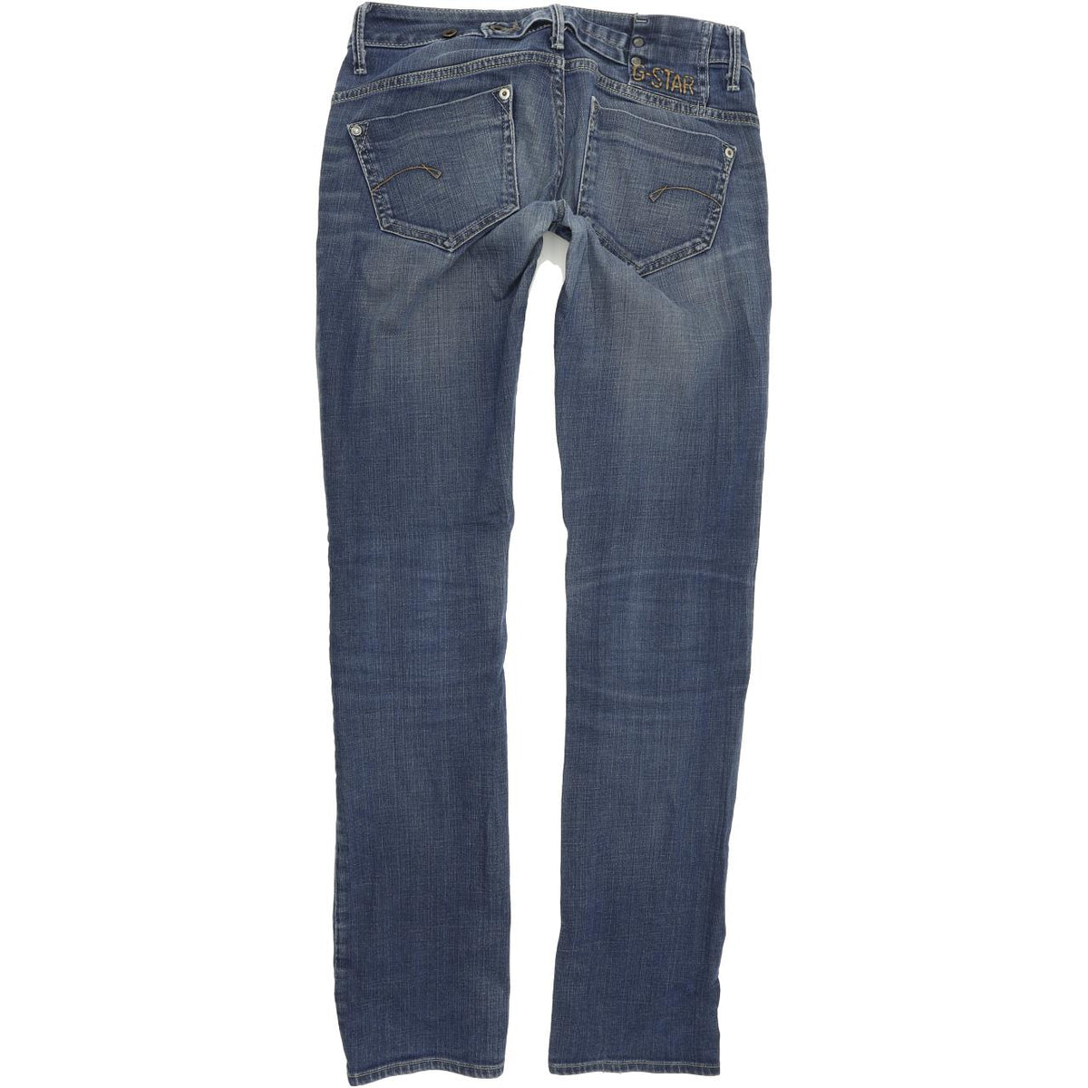 G-Star Midge Women Blue Straight Regular Stretch Jeans W26 L34