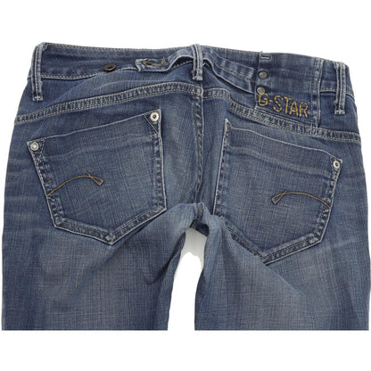 G-Star Midge Women Blue Straight Regular Stretch Jeans W26 L34