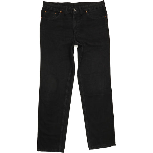 Mustang Men Black Straight Regular Jeans W35 L32