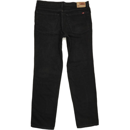 Mustang Men Black Straight Regular Jeans W35 L32